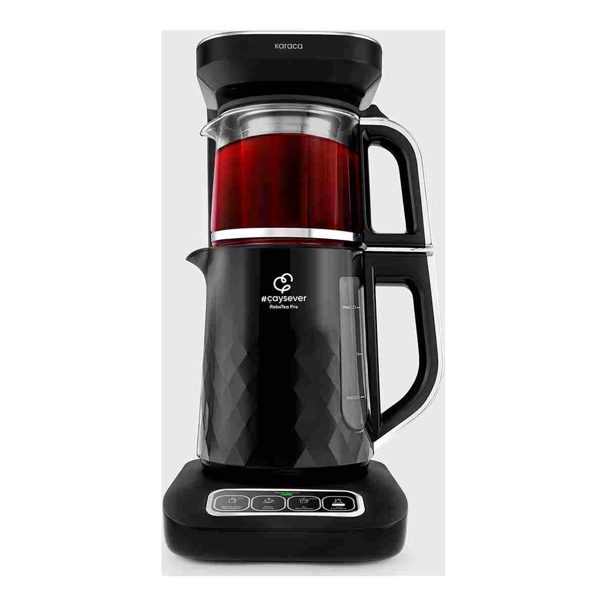 Karaca Çaysever Robotea Pro Quartz 4 in 1 Konuşan Çay Makinesi Creamy - Görsel 8
