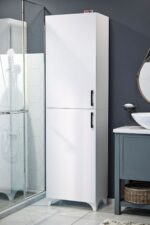 Bofigo Çok Amaçlı Dolap Tuna Erzak Dolabı Banyo Dolabı Kiler Dolabı Mutfak Dolabı Beyaz - Görsel 11