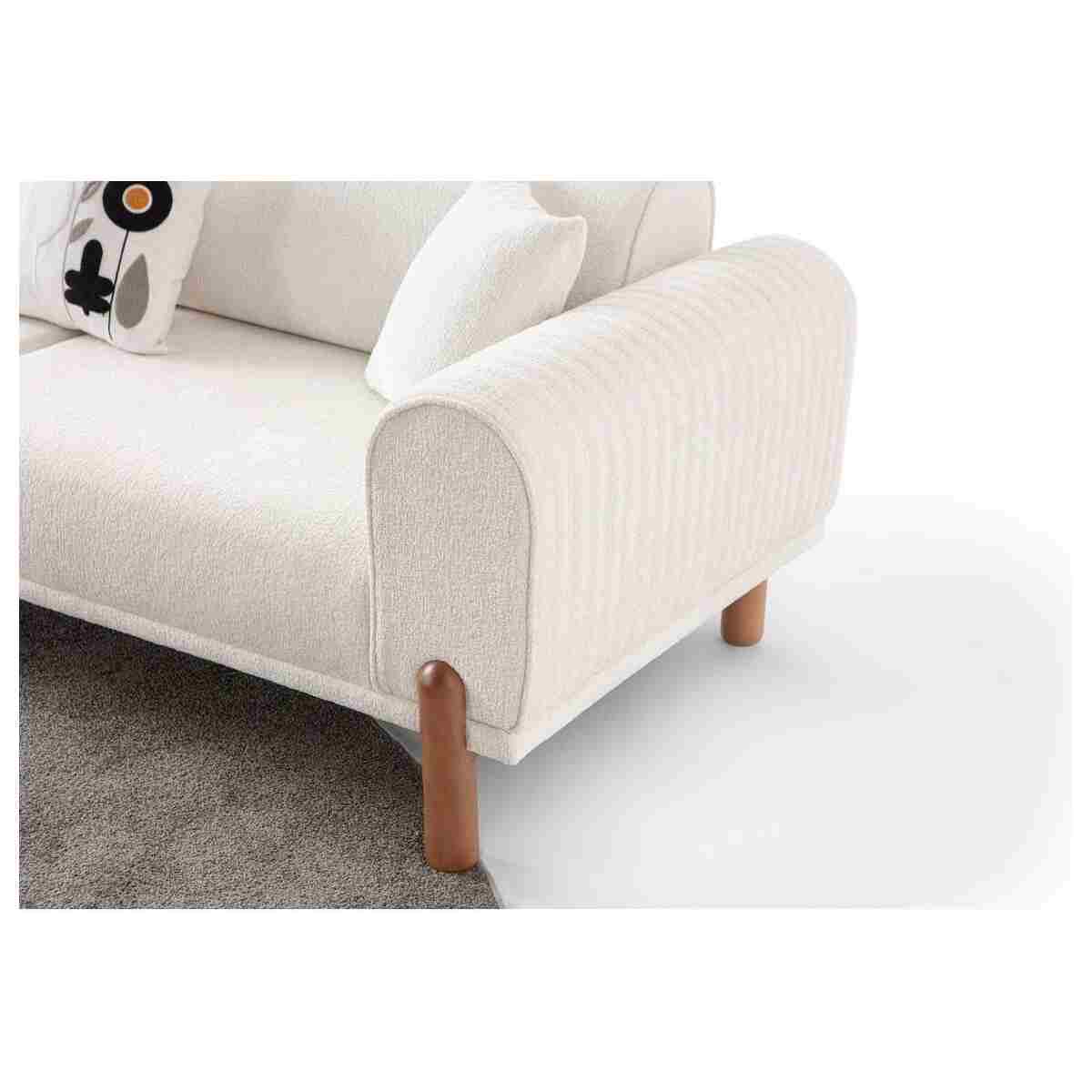EDSY HOME Armoni 3+3+1 Koltuk Takımı Krem - Görsel 7