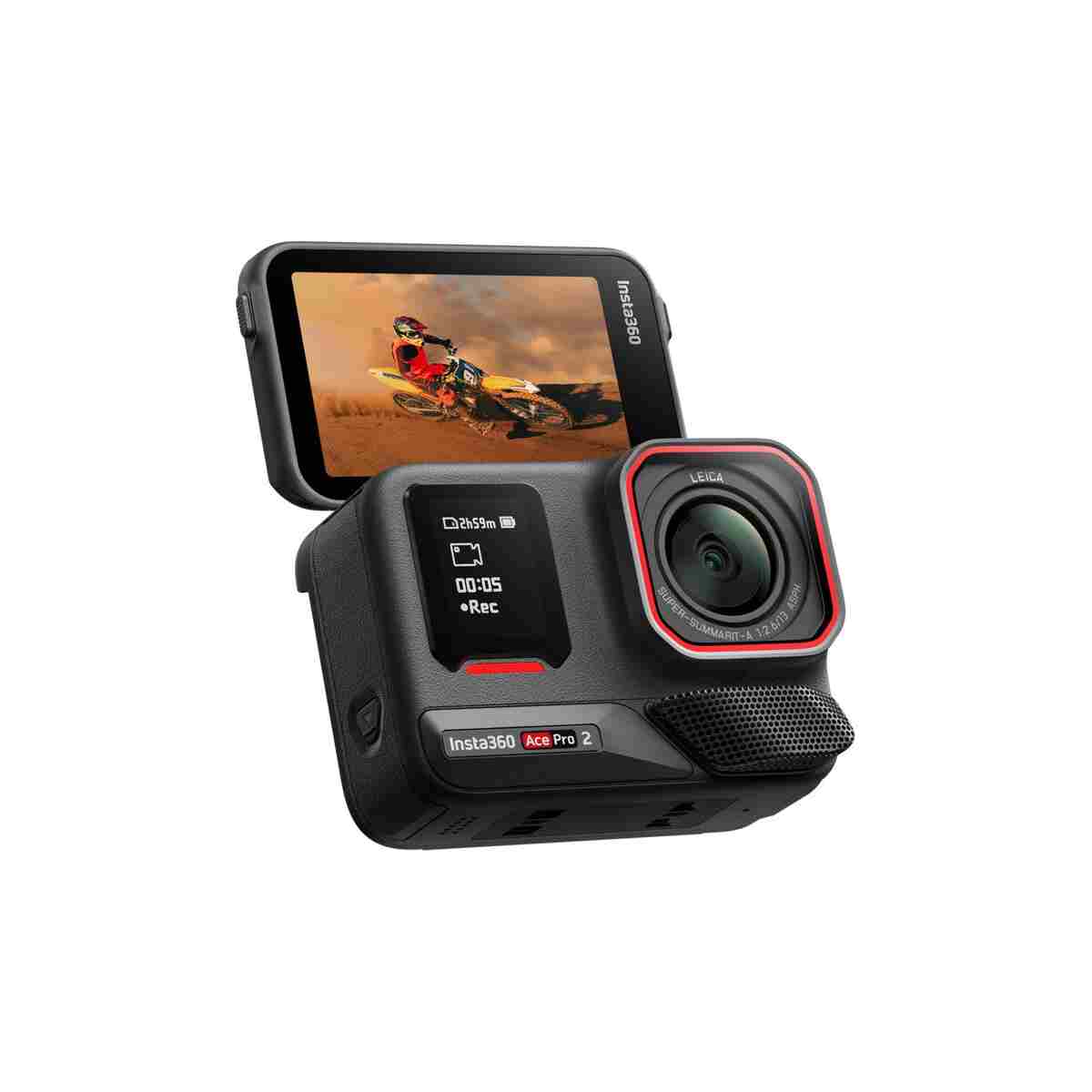 Insta360 Ace Pro 2 8K Aksiyon Kamerası Çift Batarya Kiti – Leica Lens, 2x Batarya, Aktif HDR, FlowState - Görsel 3