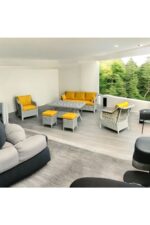 Tu Tienda PETRA 3+1+1+MASA+2PUF BAHÇE BALKON MOBİLYASI,GRİ RATTAN/VİZON KUMAŞ - Görsel 12