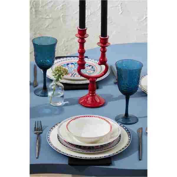 Karaca Elegance Bone Ancient 24 Parça 6 Kişilik Yemek Takımı