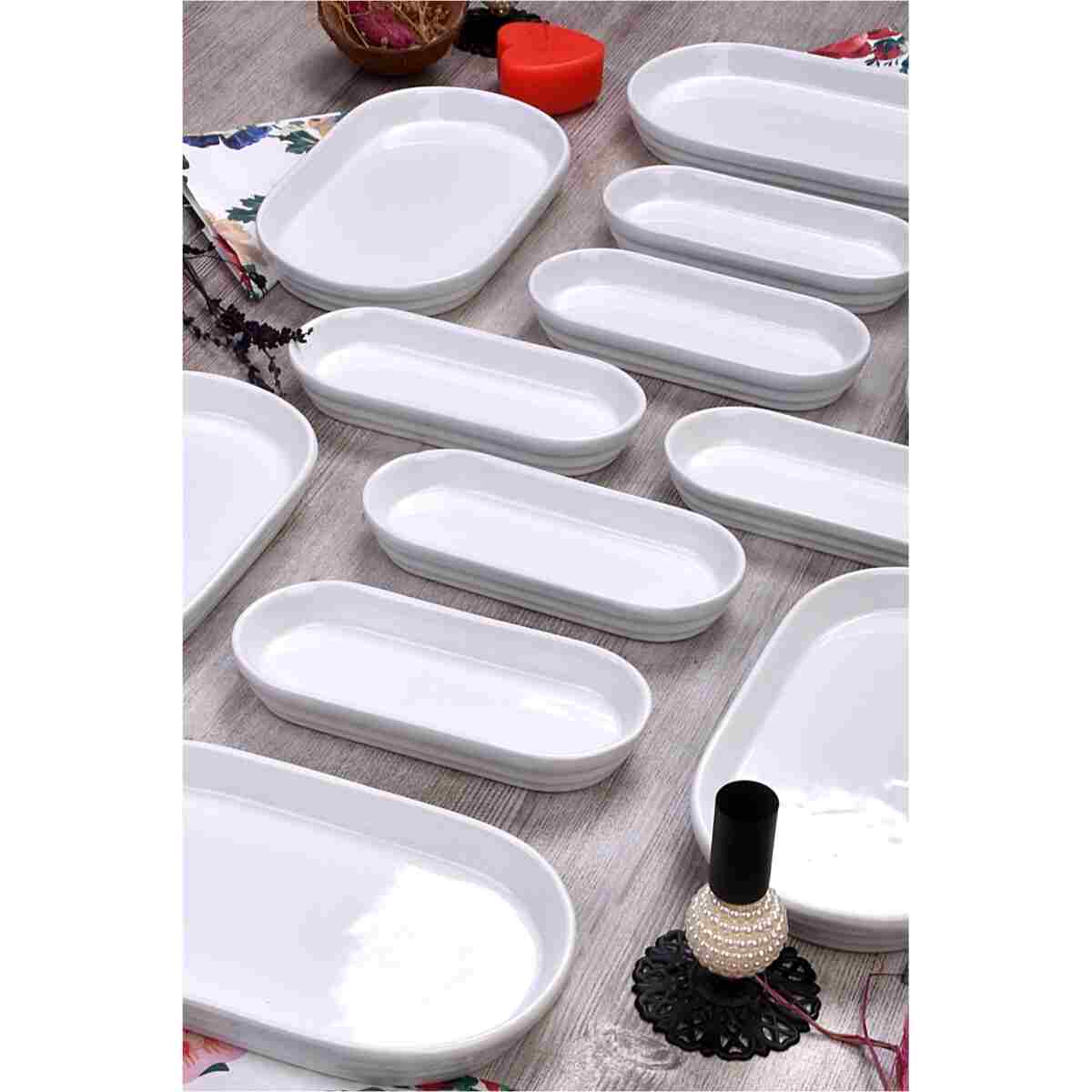 Golden Kitchen 12 Parça Kahvaltılık Sunum Seti&tabağı - Görsel 6