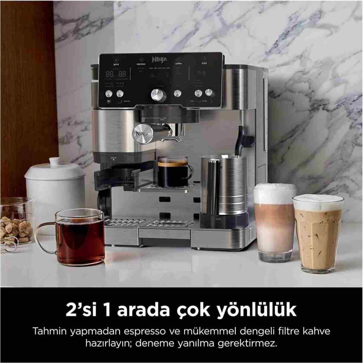 Shark Ninja Luxe Cafe Essential Espresso Makinesi - Görsel 3