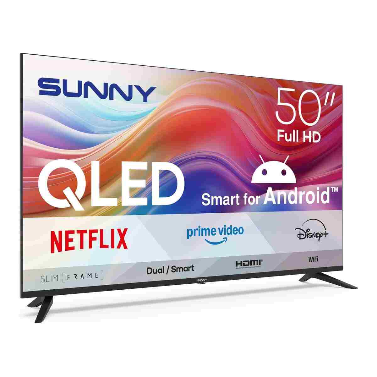 Sunny SN50QFPRL-A14S 50" 126 Ekran Uydu Alıcılı Full HD Android Smart QLED TV - Siyah - Görsel 2