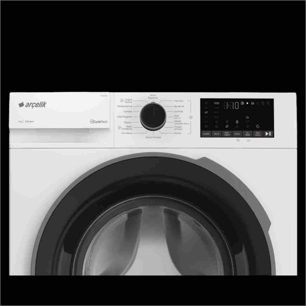 Arçelik 9120 Dmx 1200 Devir 9 Kg Çamaşır Makinesi - Görsel 15