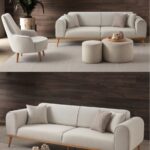 EDSY HOME Rebull 3+1 Koltuk Takımı Bej Renk
