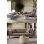 EDSY HOME Rebull 3+3 Koltuk Takımı Kahverengi