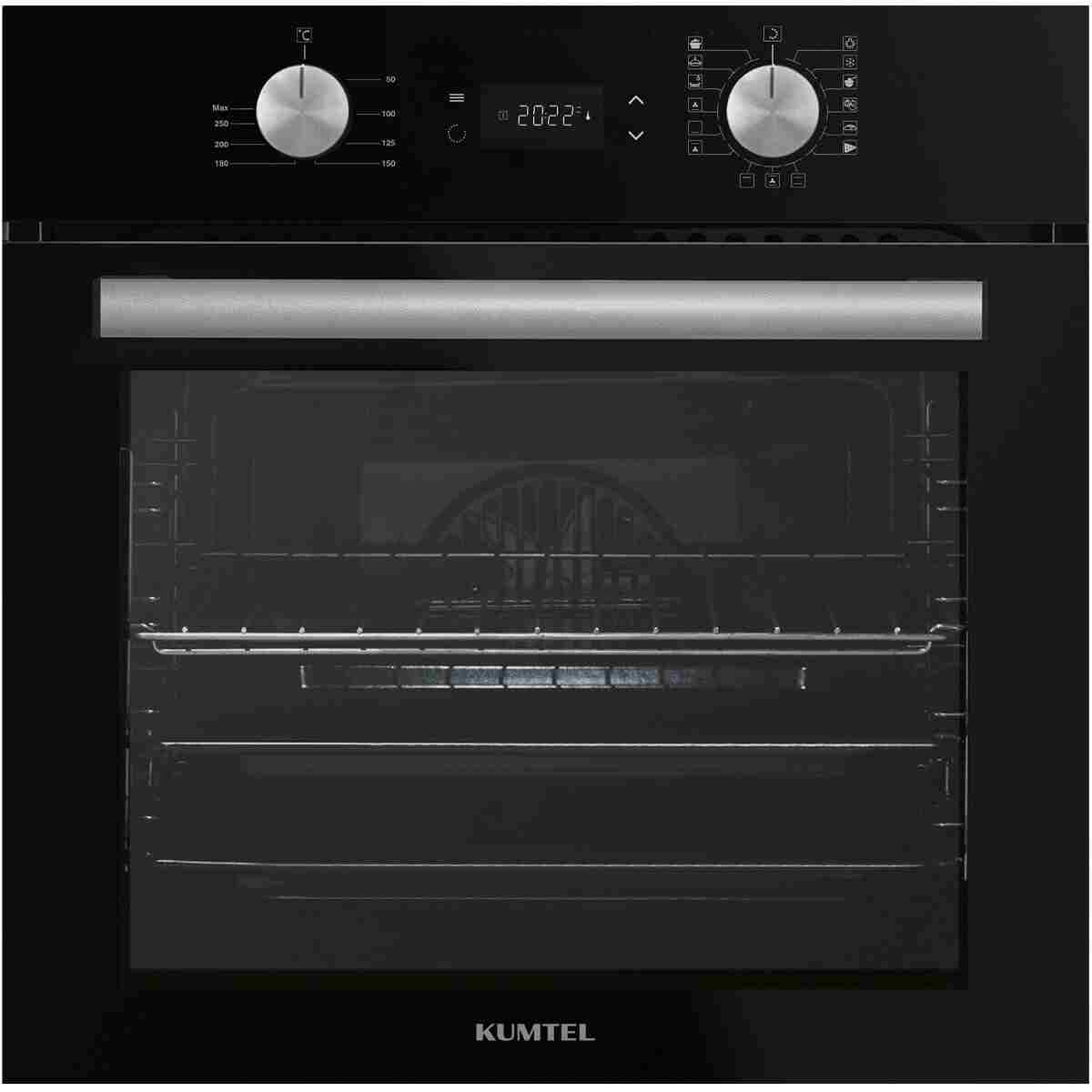 KUMTEL Digital Plus 15 Programlı 2'li Siyah Ankastre Set (Fırın-Davlumbaz) - Görsel 3