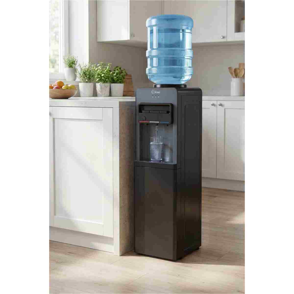 Kiwi KWP-8553 Su Sebili Siyah, 3 Musluklu (Sıcak-Soğuk-Ilık), Saklama Dolabı - Görsel 6