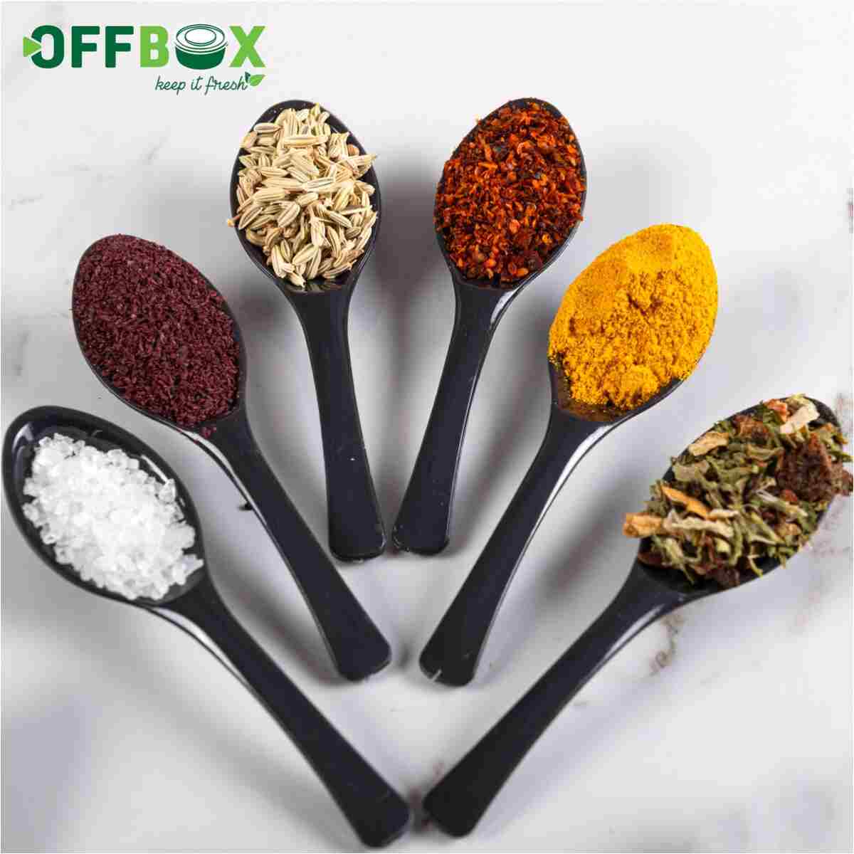 OFFBOX 6 Adet Baharat Kaşığı Kahvaltılık Baharatlık Kaşığı Kaşık Seti BK-06 - Görsel 15