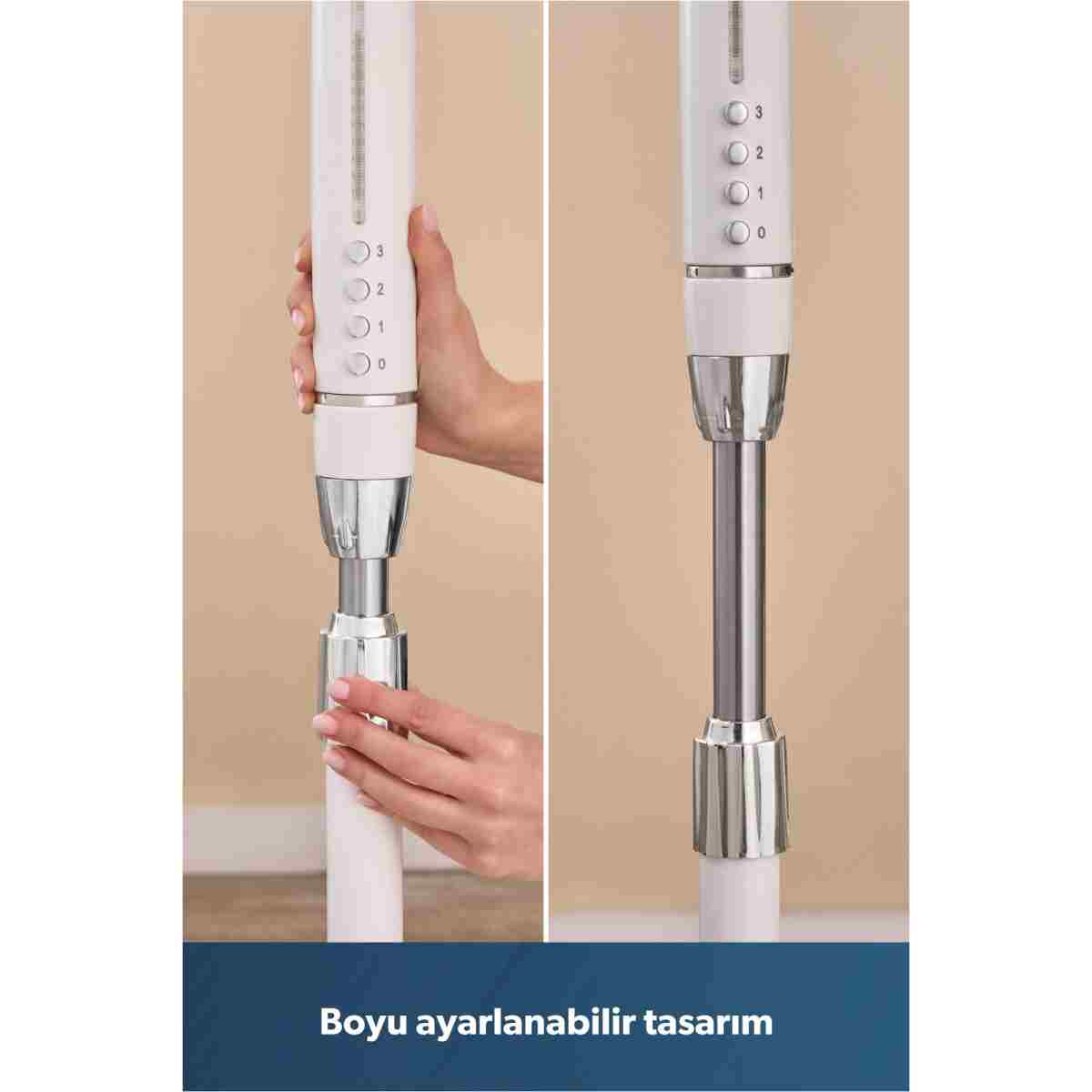 HOMEND Fanomen 9010h Hız ve Açı Ayarlı Döner Başlıklı Ayaklı Vantilatör 55W - Görsel 5