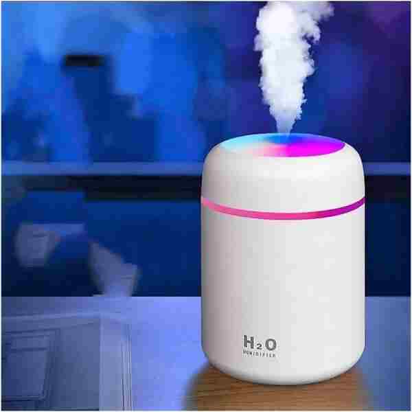 Genel Markalar 300 ml RGB Işıklı Ulrasonik Ledli Hava Nemlendirici Buhar Makinesi Ve Aroma Verici Buhardanlık