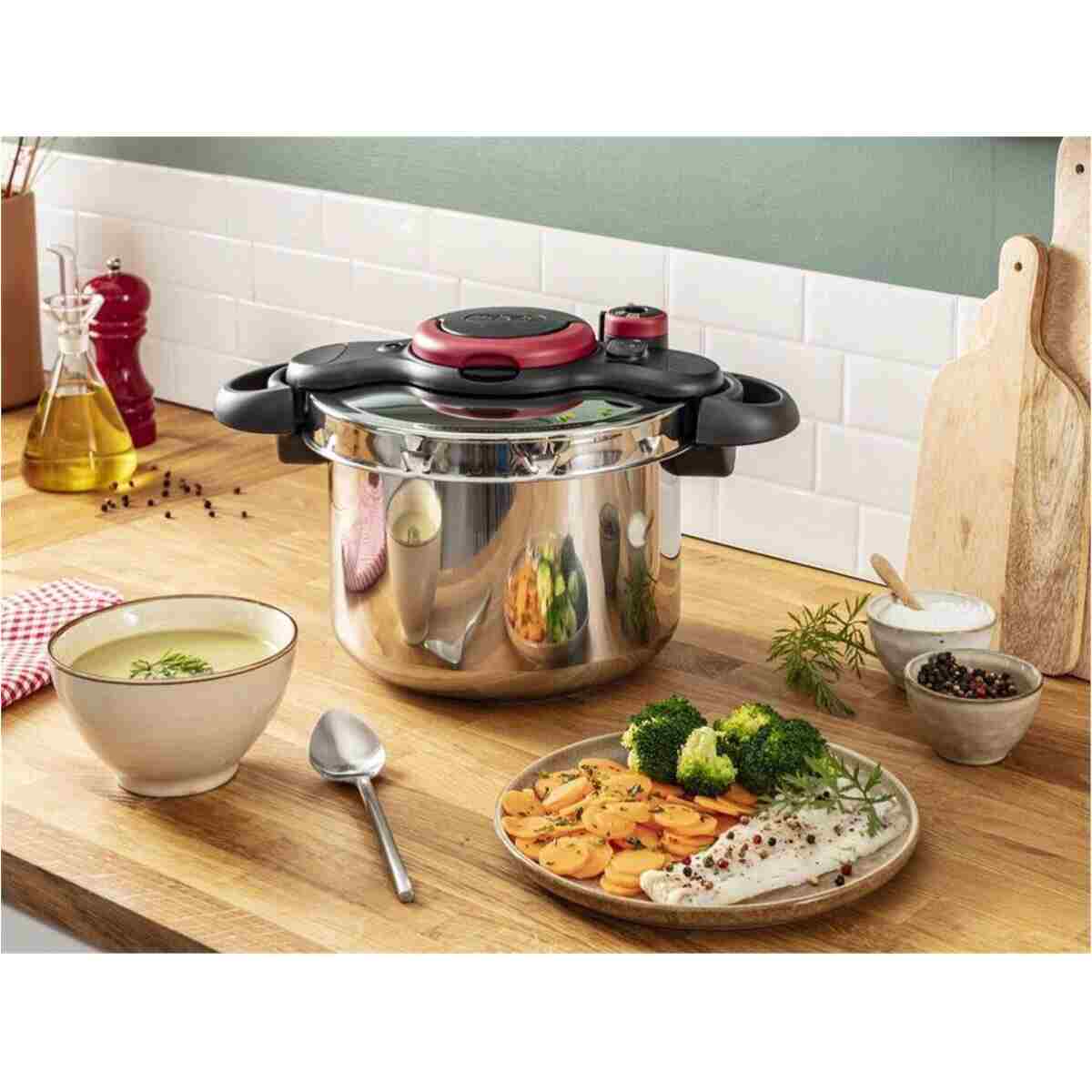 TEFAL Clipso Minut Easy Düdüklü Tencere - 6L - Görsel 11