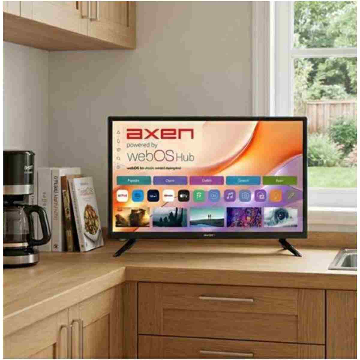 Axen 24 İnç webOS TV (AX24LEDI262C-S) 12 V Kamp, Tekne Uyumlu - Görsel 6