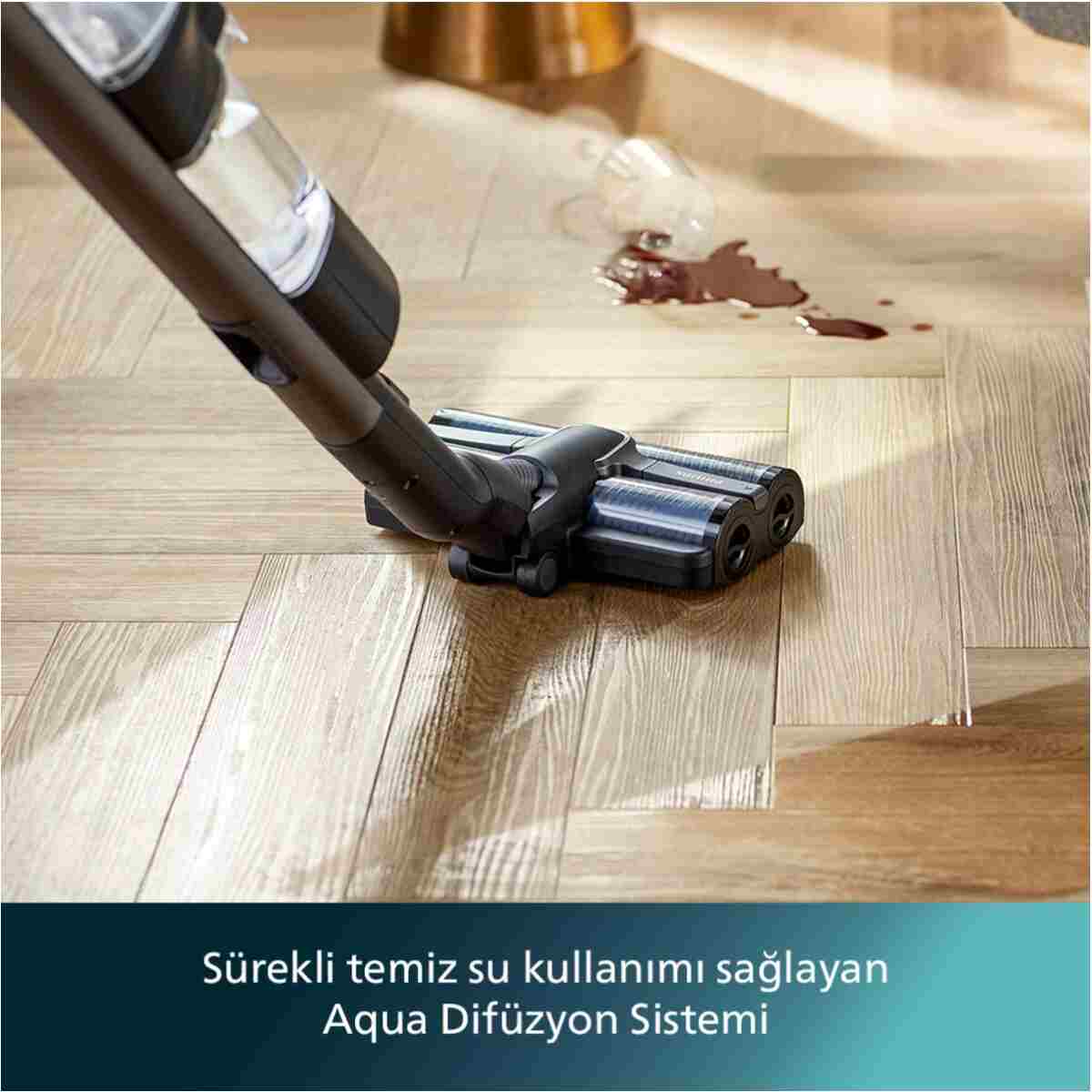 Philips 9000 Serisi AquaTrio Islak&Kuru Süpürge, Otomatik Temizleme, AquaSpin, PowerCyclone Aqua, XW9463/11 - Görsel 5