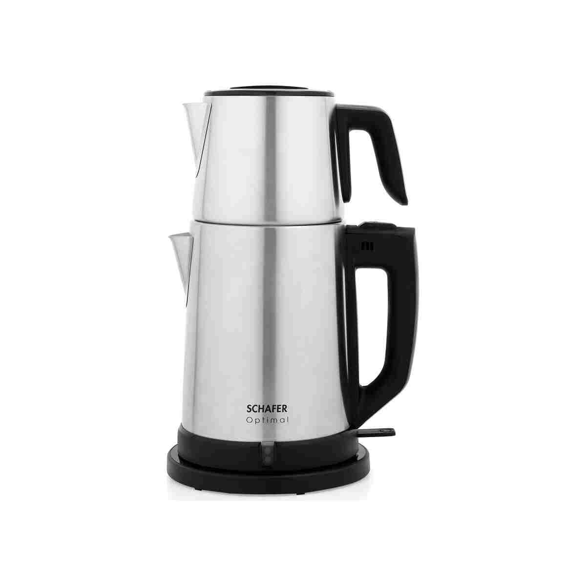 Schafer Optimal Elektrikli Paslanmaz Çay Makinesi-Inox - Görsel 3