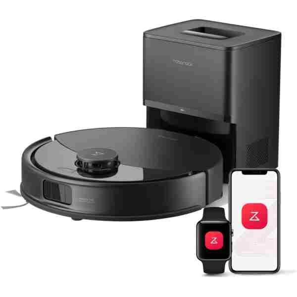 Roborock Q8 Max Pro Plus Akıllı Robot Süpürge Siyah