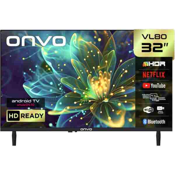 ONVO 32VL80F2HA 32'' 82 Ekran Uydu Alıcılı HD Ready WhaleOS 10 LED TV