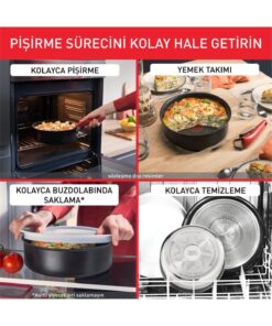 TEFAL Titanyum Ingenio Unlimited 6X Küçük Set 3 Parça - Görsel 11