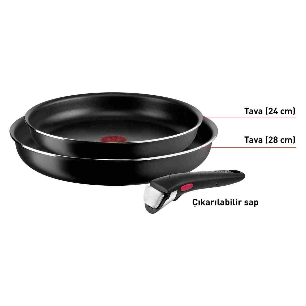 TEFAL Titanyum Ingenio Simple Cook 1X Küçük Set - 3 Parça - Görsel 9