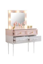 Setay Rosa Genç Odası - 3 Kapılı Dolap, Karyola, Komodin, Masa, Şifonyer, Kitaplık - Görsel 9