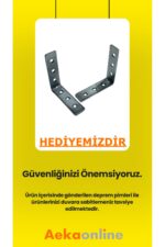 AEKA Ae-1065 Atlas 4 Kapaklı Çok Amaçlı Askılıklı Raflı Bölmeli Gardırop Beyaz Dolap - Görsel 2