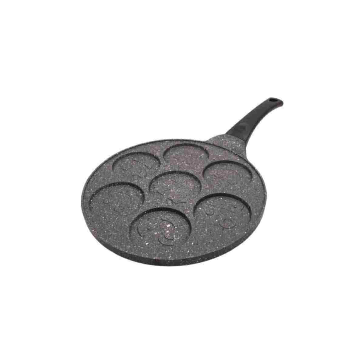 Rossel Yüz Emojili 26 Cm Granit Döküm Pankek Tavası - Görsel 4