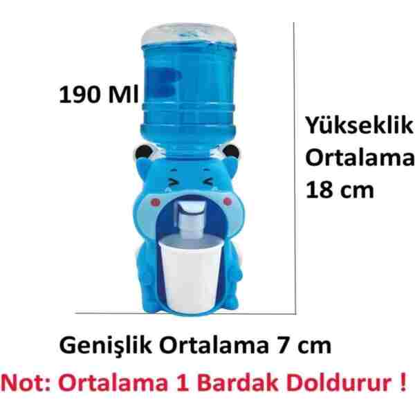 TOYJOY Global Toy Joy - Mini Su Sebili, Tanklı Içecek Sebili, Musluk Ve Standlı, 190 ml Masaüstü Karışık Gönderilmektedir