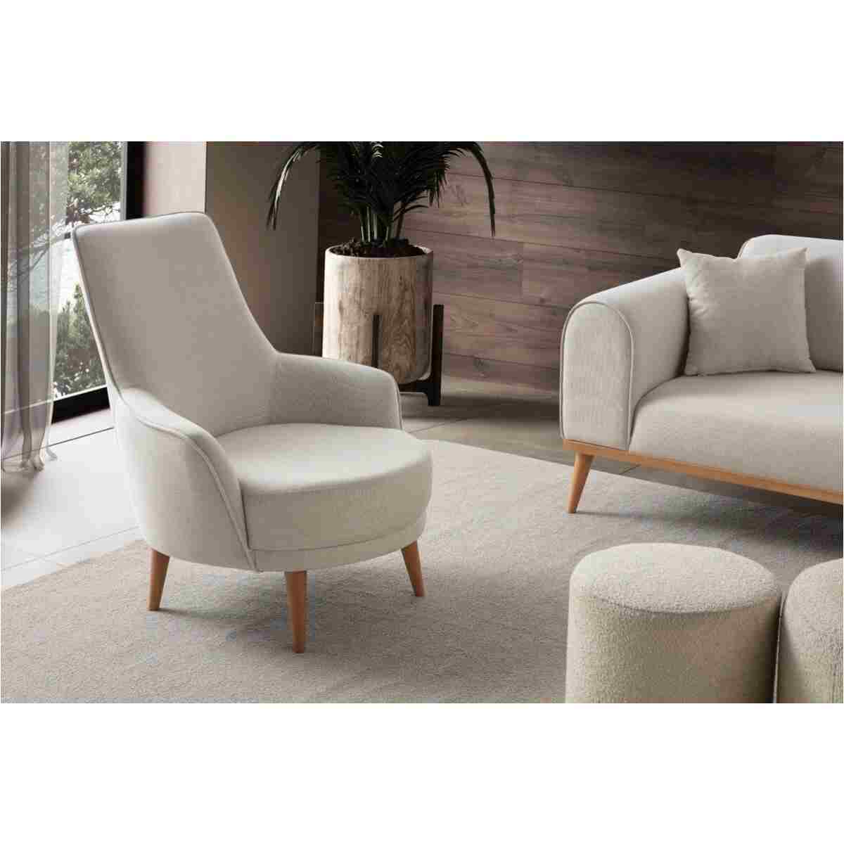 EDSY HOME Rebull 3+1 Koltuk Takımı Bej Renk - Görsel 8