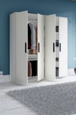 Metalia 4 Kapılı Beyaz Gardrop Dolap Gm 050 - Görsel 4