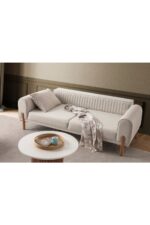 EDSY HOME Galata 3 3 Koltuk Takımı Krem - Görsel 4