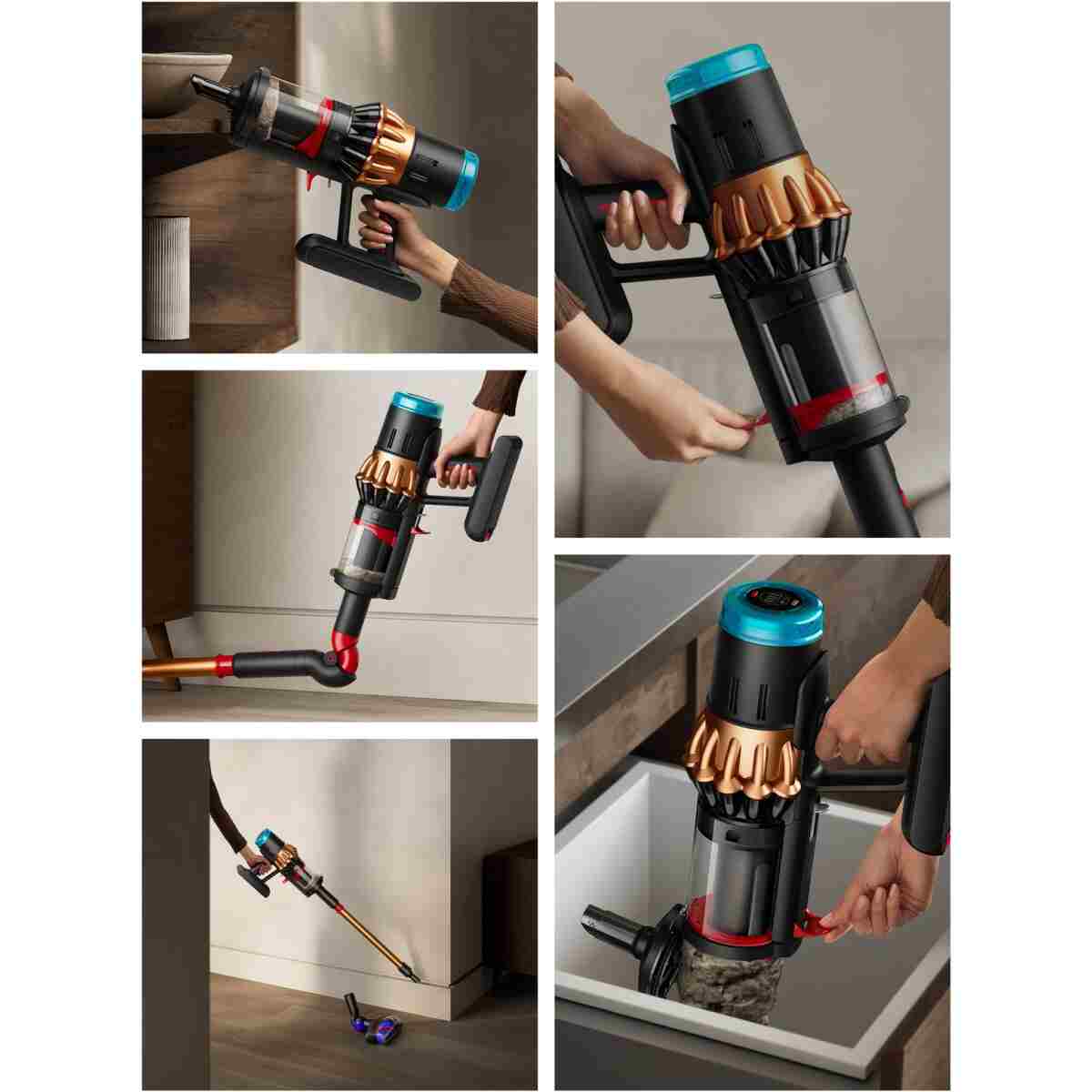 DYSON V16 Piston Animal kablosuz süpürge (Mat siyah/Bakır) - Görsel 3