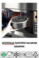 Nandy Home Mikrodalga Ve Difrizde Kullanılabilen Saklama Kabı Seti Yuvarlak 12'li Mürdüm - Görsel 10