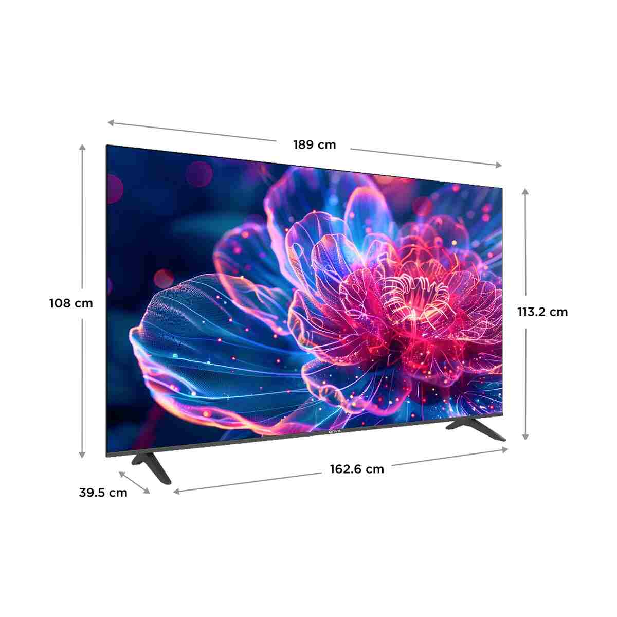 ONVO 85VQ90F2UA1 85'' 216 Ekran Uydu Alıcılı 4K Ultra HD Google Smart QLED TV - Görsel 3