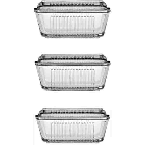 Paşabahçe Tereyağlık 3'lü Set 97711