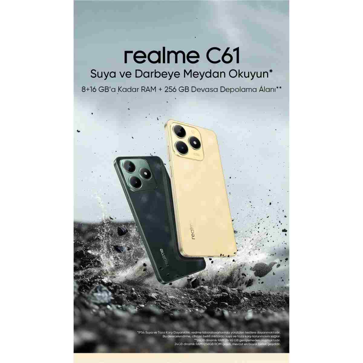 realme C61 8gb 256gb Yeşil Cep Telefonu ( Türkiye Garantili) - Görsel 15