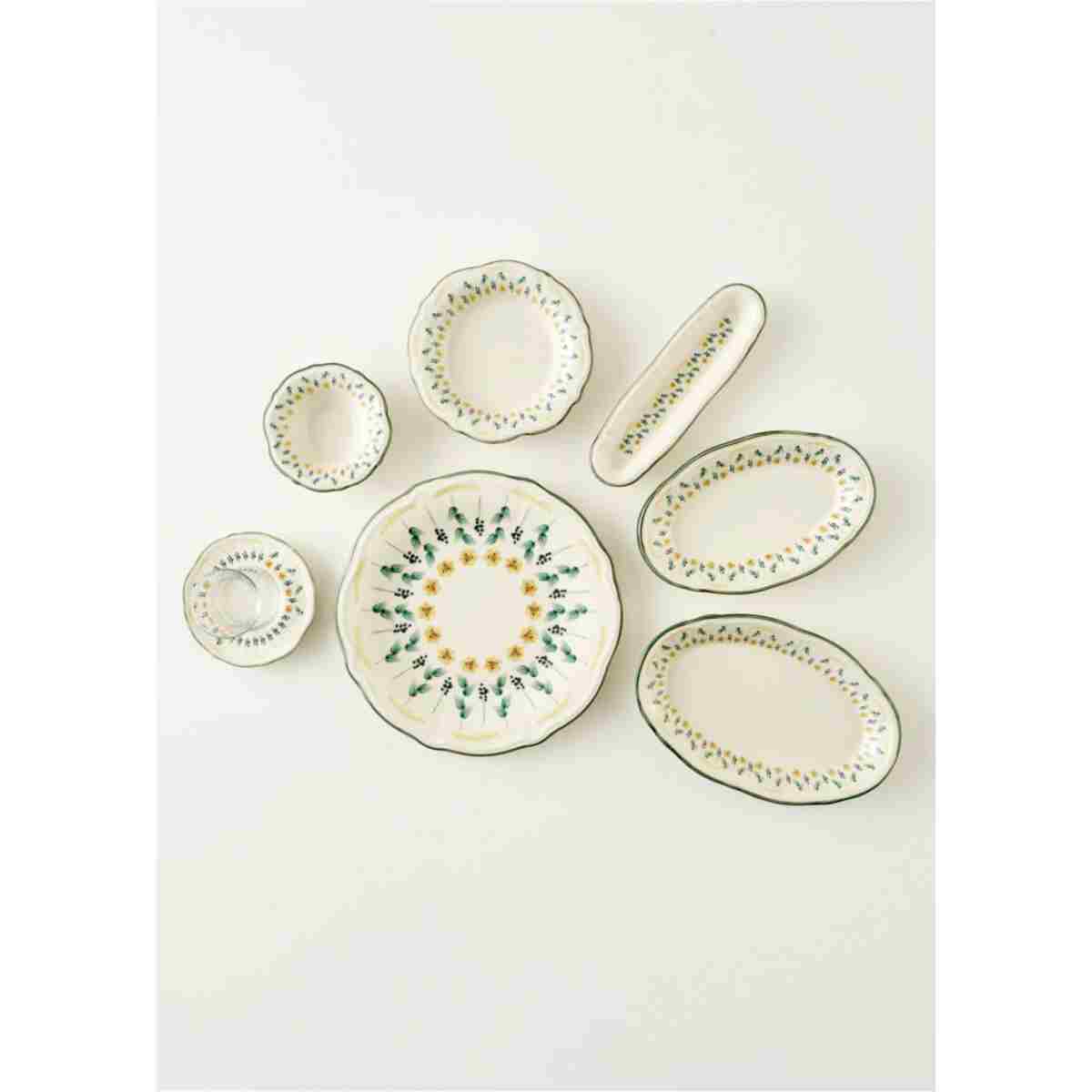 Bella Maison Adelina Stoneware 26 Parça 6 Kişilik Kahvaltı Takımı Yeşil - Görsel 7