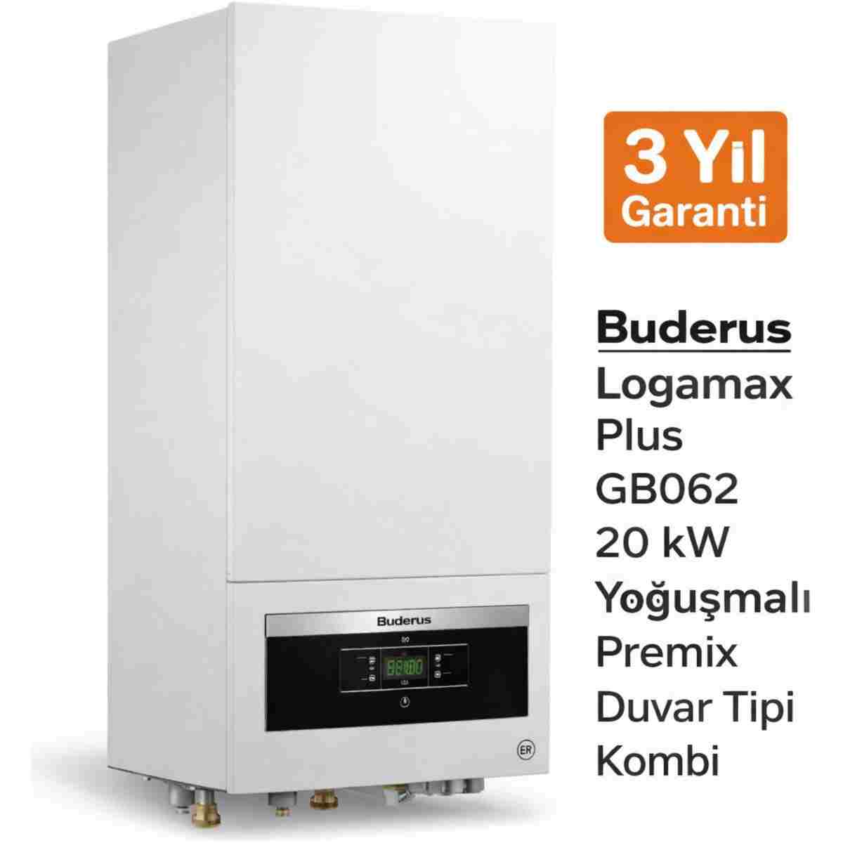 Buderus GB062 20 kW Yoğuşmalı Kombi Premix Duvar Tipi - Görsel 3