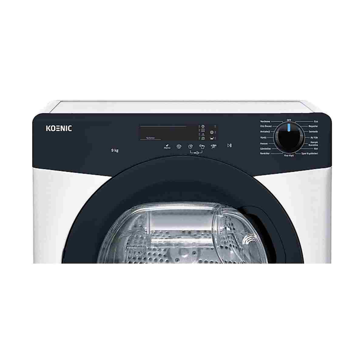 KOENIC KTD 9315 E E Enerji Sınıfı 9 Kg Isı Pompalı Kurutma Makinesi - Görsel 3