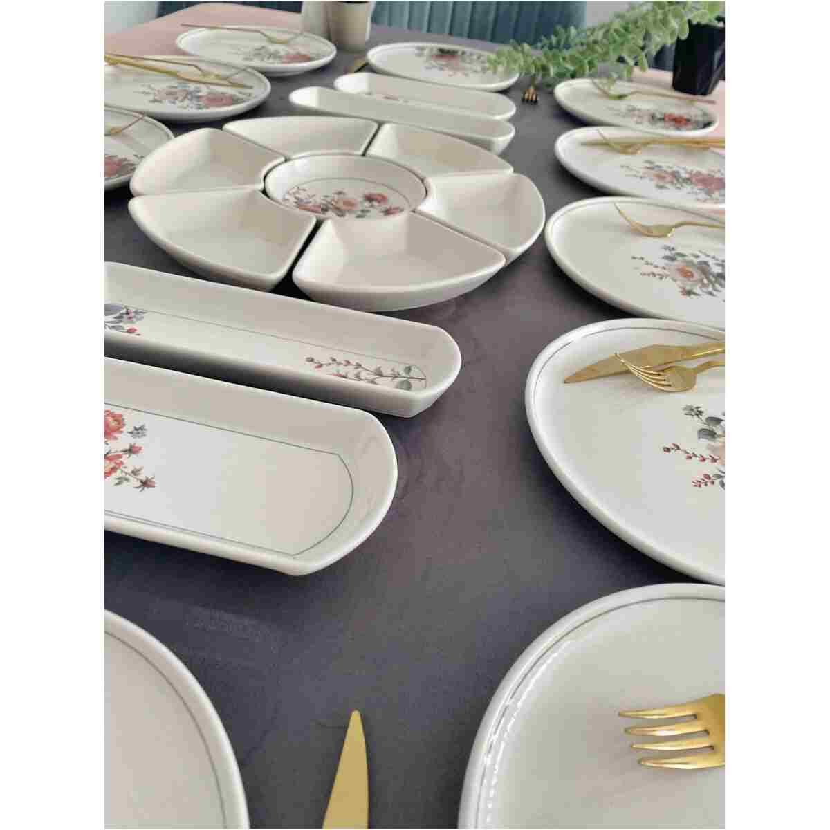 VENÜS HOME DECORATION Hasbahçe 12 Kişilik 23 Parça kahvaltı Takımı - Görsel 8