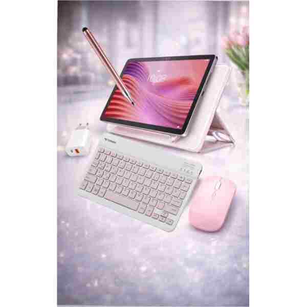 LENOVO Tab M10 4GB RAM 128 GB HAFIZA 10.1"İNCH GR TABLET+ŞEFFAF KILIF+PEMBE KLAVYE VE MOUSE+KALEM+BAŞLIK