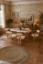 weltwood 6 Kişilik Kelebek Masa ve 6 İskandinav Sandalye seti | %100 MDF | %100 Kayın Ağacından Ayak Malzemesi - Görsel 13