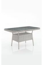 Evdemo Eren Rattan Bahçe Balkon Takımı 2+1+1 Gri - Görsel 4