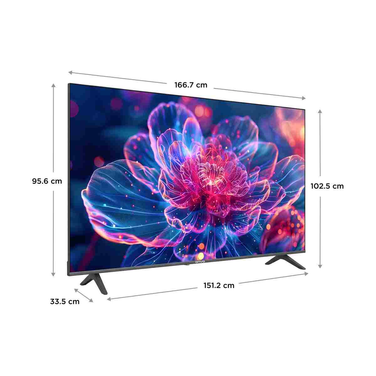 ONVO 75VQ90F2UA1 75'' 190 Ekran Uydu Alıcılı 4K Ultra HD Google Smart QLED TV - Görsel 9