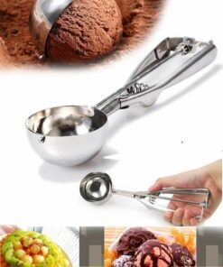 Kitchen Beauty Paslanmaz Çelik Dondurma Kepçesi Helva Kaşığı