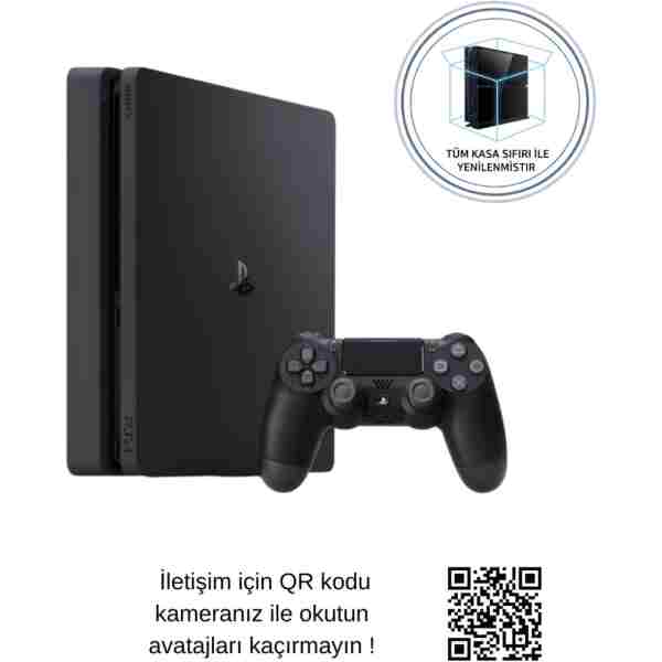 GlowTech Bursa GlowTech PS4 Slim 500 GB – 12 Ay Garantili