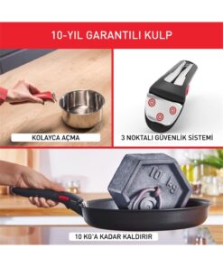 TEFAL Titanyum Ingenio Unlimited 6X Küçük Set 3 Parça - Görsel 14