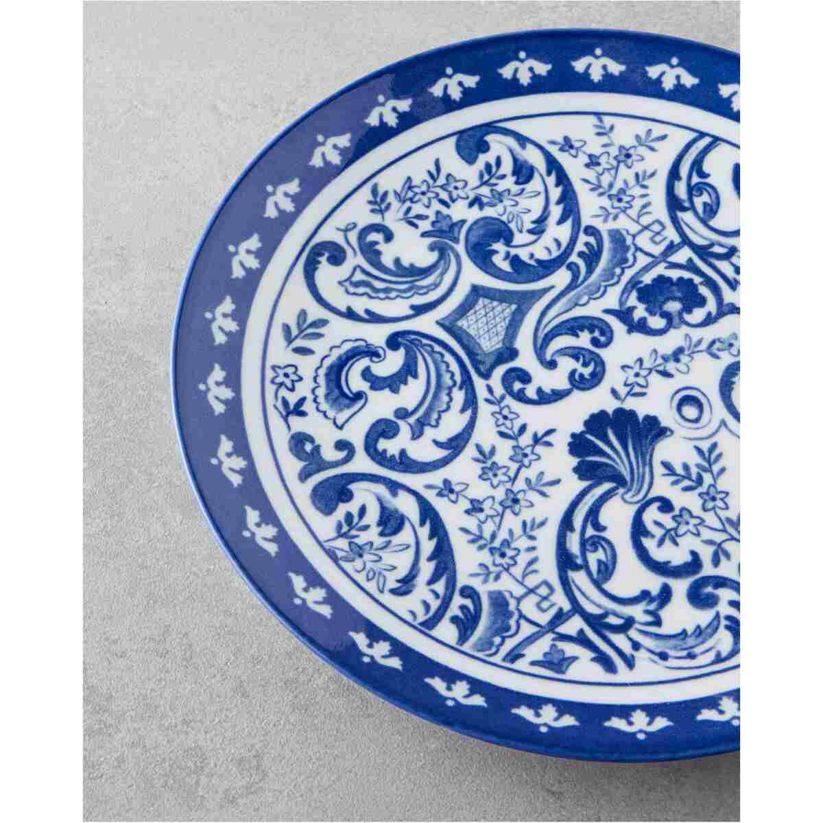 English Home Iconic Porselen Yemek Takımı 18 Parça 6 Kişilik Lacivert - Görsel 5