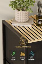 Bino Çok Amaçlı Organizer Şifonyer Komodin Düzenleyici 3 Katlı 3 Çekmeceli - Görsel 9